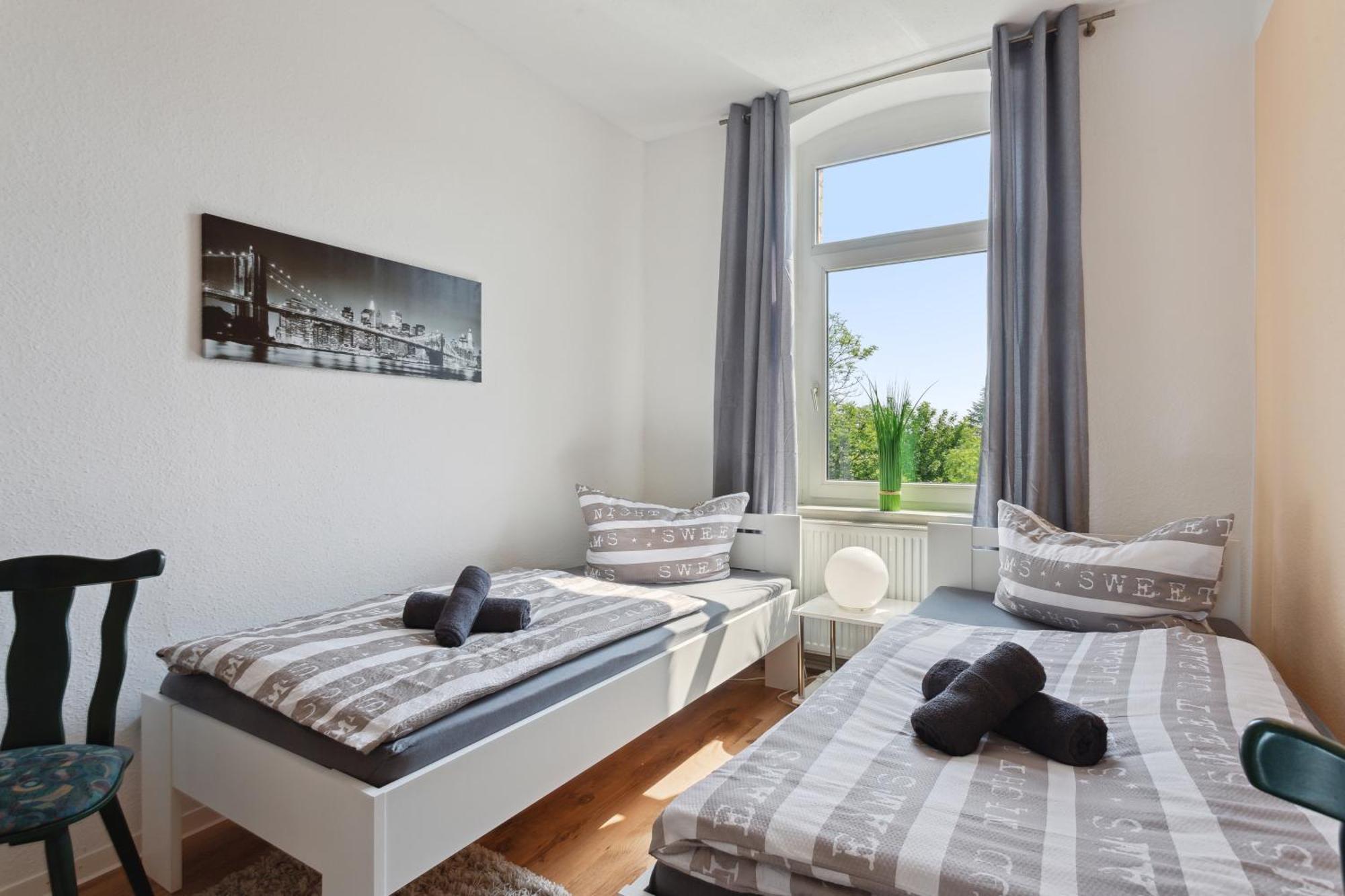 Schoenes Ferien-Appartement Fuer Bis Zu 6 Personen ハルバーシュタット エクステリア 写真